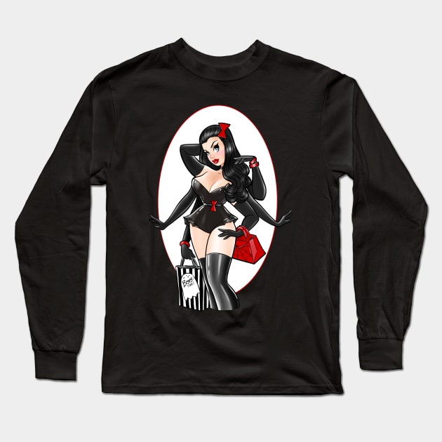 Spiderbabe Long Sleeve T-Shirt by Becca Whitaker